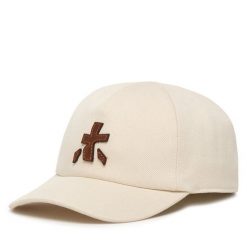 Czapka z daszkiem Premiata. Brązowe czapki z daszkiem damskie Premiata, bez wzorów. Za 629.99 zł.