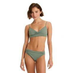 Dół bikini dla Kobiety BEACH CLASSICS HIPSTER Zielony. Zielone bikini Roxy, bez wzorów, z elastanu. Za 139.99 zł.