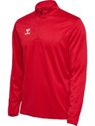 HUMMEL bluza sportowa 1/2 zamek hmlESSENTIAL HALF-ZIP. Niebieskie bluzy damskie Hummel, m, bez wzorów, z materiału, bez kaptura. Za 100.00 zł.