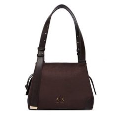 Torebka Armani Exchange. Brązowe torebki klasyczne damskie Armani Exchange, bez dodatków. Za 679.99 zł.