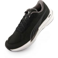 Puma Velocity Nitro Wtr Czarno-biało-różowy Czarny. Białe obuwie sportowe damskie Puma, bez zapięcia, do biegania. Za 382.99 zł.