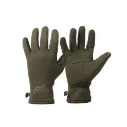 Rękawice turystyczne jesienno zimowe Tracker Outback. Zielone rękawiczki damskie HELIKON-TEX, bez wzorów, z tkaniny. Za 108.99 zł.
