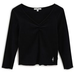Bluza Vans Ainara Crop, Kobiety. Czarne bluzy damskie Vans, xl, bez wzorów, z bawełny, bez kaptura. Za 290.00 zł.
