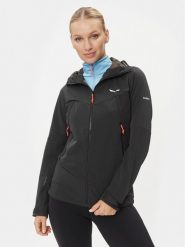 Salewa Kurtka outdoor Sella DST 28469 Czarny Regular Fit. Czarne kurtki sportowe damskie Salewa, bez wzorów, z syntetyku, bez kaptura. Za 759.99 zł.