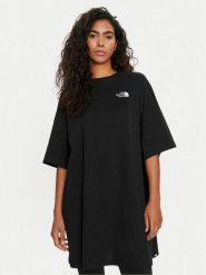 The North Face Sukienka codzienna Simple Dome NF0A87NF Czarny Relaxed Fit. Czarne sukienki damskie The North Face, bez wzorów, z bawełny, bez ramiączek. Za 129.99 zł.
