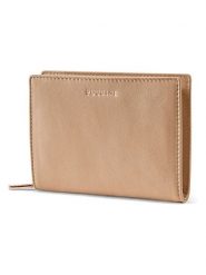 Puccini Skórzany portfel "Zen" w kolorze beżowym - 13 x 10 x 2 cm rozmiar: onesize. Brązowe portfele damskie Puccini, bez wzorów, z materiału. Za 196.70 zł.