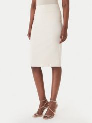 Rinascimento Spódnica ołówkowa CFC0128651003 Beżowy Slim Fit. Brązowe spódnice damskie Rinascimento, l, bez wzorów, z syntetyku. Za 349.99 zł.