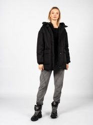 Geox Kurtka "Diodana" | W2620F T2600 | Kobieta | Czarny. Czarne kurtki damskie Geox, bez wzorów, z poliesteru, bez kaptura. W wyprzedaży za 499.00 zł.