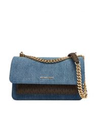 MICHAEL Michael Kors Torebka 30S6GC7L3C Niebieski. Niebieskie listonoszki damskie MICHAEL Michael Kors, bez wzorów, z materiału, bez dodatków. Za 1,159.00 zł.