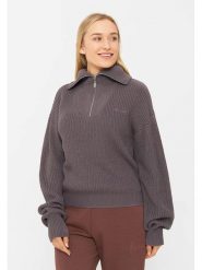 Bench Sweter "Thurynn" w kolorze antracytowym rozmiar: 42. Czarne swetry klasyczne damskie Bench, bez kołnierzyka. Za 105.38 zł.