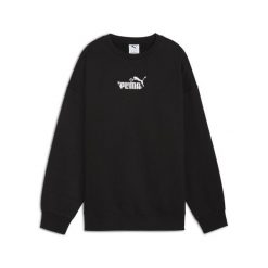 Damska bluza oversize Essentials Nature 2.0 z okrągłym dekoltem PUMA Black. Czarne bluzy damskie Puma, m, bez wzorów, bez kaptura. Za 229.00 zł.
