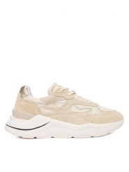 D.A.T.E. Sneakersy Fuga Shiny W431-FG-SH Beżowy. Brązowe obuwie sportowe damskie D.A.T.E., ze skóry, bez zapięcia. Za 919.99 zł.