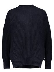 PICTURE Sweter "Heta" w kolorze granatowym rozmiar: M. Niebieskie swetry klasyczne damskie Picture, m, ze splotem, bez kołnierzyka. Za 233.82 zł.