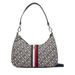 Torebka Tommy Hilfiger. Niebieskie torebki klasyczne damskie Tommy Hilfiger, bez dodatków. Za 529.99 zł.