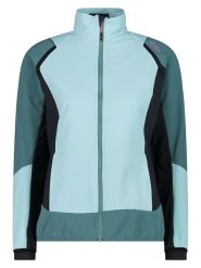 Cmp Kurtka hybrydowa w kolorze turkusowo-czarnym rozmiar: 46. Czarne kurtki sportowe damskie CMP, bez wzorów, bez kaptura. Za 190.63 zł.