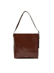 JENNY Torebka C-JEN-S-001-08 Brązowy. Brązowe torebki klasyczne damskie Jenny, z materiału, bez dodatków. Za 169.99 zł.