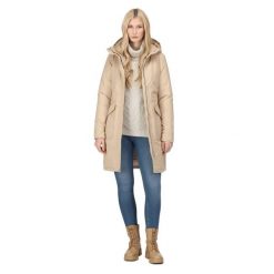 Kurtka Parka Ocieplana Przeciwdeszczowa Damska Romine. Brązowe kurtki damskie Regatta, l, z materiału, z kapturem. Za 135.99 zł.