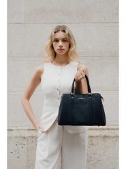 Maison héritage PARIS Skórzana torebka "Sauce" w kolorze czarnym - 33 x 23 x 13 cm rozmiar: onesize. Czarne torebki klasyczne damskie maison héritage PARIS, z materiału, przez ramię, bez dodatków. Za 382.99 zł.