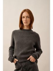 Just Cashmere Kaszmirowy sweter w kolorze antracytowym rozmiar: L. Czarne swetry klasyczne damskie Just Cashmere, l, z kaszmiru, bez kołnierzyka. Za 501.57 zł.