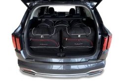Torby Do Bagażnika Kia Sorento 2020+ 5Szt Kjust. Czarne torby podróżne KJUST, bez wzorów, z kauczuku. Za 1,542.00 zł.