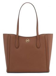 Michael Kors Shopper bag w kolorze brązowym - 33 x 30 x 12 cm rozmiar: onesize. Brązowe shopper bag Michael Kors, bez wzorów, z materiału, na ramię, bez dodatków. Za 896.25 zł.