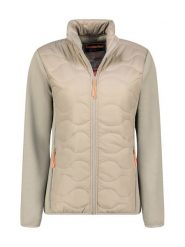 Canadian Peak Kurtka polarowa "Tahitieak" w kolorze beżowym rozmiar: XL. Brązowe kurtki damskie Canadian Peak, xl, z aplikacjami, z materiału, bez kaptura. Za 157.35 zł.