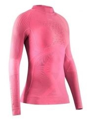 X-Bionic Zimowa koszulka sportowa w kolorze jasnoróżowym rozmiar: M. Różowe koszulki sportowe damskie X BIONIC, m, bez wzorów, z materiału, bez ramiączek, outdoorowe. Za 311.85 zł.
