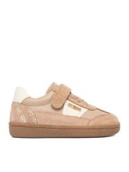 Guess Sneakersy CEO-CI12-3210-03(III)DZ Beżowy. Brązowe buty sportowe dziewczęce Guess, ze skóry, bez zapięcia. Za 189.99 zł.