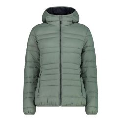 Kurtka damska turystyczna CMP 34K3116. Zielone kurtki damskie CMP, s, bez wzorów, bez kaptura. Za 489.99 zł.