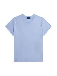 Polo Ralph Lauren T-Shirt 211B14605019 Niebieski jasny Classic Fit. Niebieskie t-shirty damskie Polo Ralph Lauren, m, bez wzorów, z bawełny, bez kołnierzyka. Za 399.99 zł.
