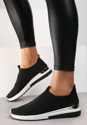 Czarne Buty Sportowe Hypnerus. Czarne obuwie sportowe casual damskie Renee, z jeansu. Za 39.99 zł.