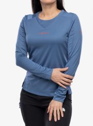 Bluza turystyczna damska La Sportiva Ibaia Pullover. Brązowe bluzy damskie La Sportiva, l, bez wzorów, z materiału, bez kaptura. Za 352.35 zł.
