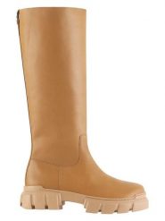 Högl Skórzane kozaki "James" w kolorze jasnobrązowym rozmiar: 42. Brązowe kozaki damskie Högl, na zimę, bez obcasa, bez zapięcia. Za 587.41 zł.