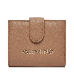 Portfel Valentino. Brązowe portfele damskie Valentino, bez wzorów. Za 159.99 zł.