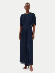 TWINSET Kombinezon 251TP2050 Granatowy Loose Fit. Niebieskie sukienki damskie Twinset, bez wzorów, z syntetyku, bez ramiączek. Za 849.99 zł.