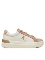 Tommy Hilfiger Sneakersy FW0FW08460 Biały. Białe obuwie sportowe damskie Tommy Hilfiger, ze skóry, bez zapięcia. Za 289.99 zł.