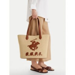 Torebka Beverly Hills Polo Club. Brązowe torebki klasyczne damskie Beverly Hills Polo Club, bez dodatków. Za 148.99 zł.