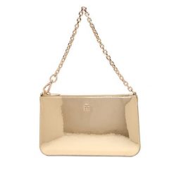 Torebka Tommy Hilfiger. Żółte torebki wieczorowe damskie Tommy Hilfiger, bez wzorów, bez dodatków. Za 309.99 zł.