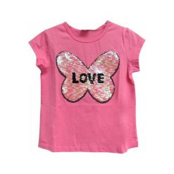 Topo T-Shirt Dziewczęcy 104 Różowy. Czerwone koszulki i t-shirty dziewczęce Topo, z nadrukiem. Za 50.00 zł.
