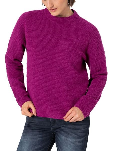 Timezone Sweter w kolorze fioletowym rozmiar: M. Różowe swetry klasyczne damskie Timezone, m, bez kołnierzyka. Za 109.00 zł.