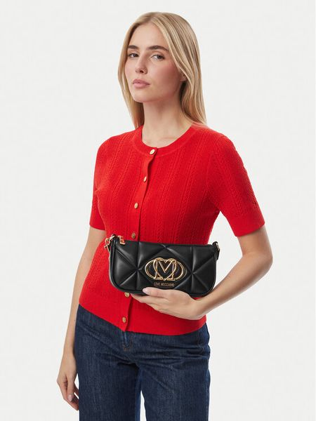 LOVE MOSCHINO Torebka JC4111PP0PLC0000 Czarny. Czarne torebki klasyczne damskie Love Moschino, bez dodatków. Za 839.99 zł.