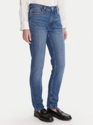Tommy Hilfiger Jeansy WW0WW46721 Niebieski Slim Fit. Niebieskie jeansy damskie Tommy Hilfiger. Za 399.99 zł.