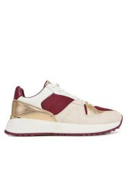 MICHAEL Michael Kors Sneakersy Jaime 43T5JMFS6S Bordowy. Czerwone obuwie sportowe damskie MICHAEL Michael Kors, z materiału, bez zapięcia. Za 549.99 zł.