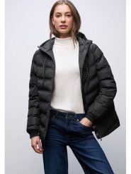 Street One Kurtka pikowana w kolorze czarnym rozmiar: 38. Czarne kurtki damskie Street One, bez wzorów, bez kaptura. Za 354.94 zł.