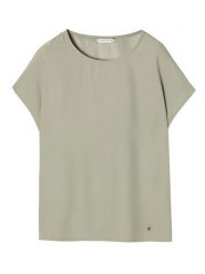 TATUUM Bluzka w kolorze khaki rozmiar: 44. Brązowe bluzki damskie TATUUM, bez wzorów, z wiskozy, bez kołnierzyka, bez ramiączek. Za 74.63 zł.