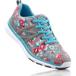 Sneakersy Brütting bonprix szary z nadrukiem. Szare obuwie sportowe damskie marki Big Star, z materiału. Za 79.99 zł.