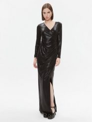 Fracomina Sukienka wieczorowa FQ23WD3012W47601 Czarny Slim Fit. Czarne sukienki damskie Fracomina, bez wzorów, z syntetyku, wizytowe, bez ramiączek. Za 1,159.00 zł.