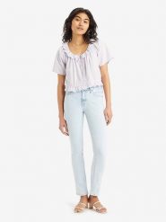 Levi's Dżinsy "712" - Slim fit - w kolorze błękitnym rozmiar: W32/L32. Białe jeansy damskie Levi's. Za 206.42 zł.