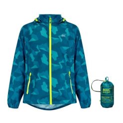 Kurtka wodoodporna Mac In A Sac Edition. Niebieskie kurtki damskie Mac In A Sac, l, bez wzorów, z materiału, z kapturem. Za 356.00 zł.