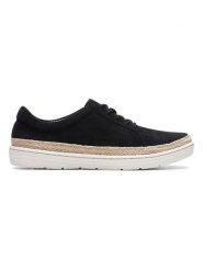 Clarks Skórzane sneakersy w kolorze czarnym rozmiar: 39. Czarne obuwie sportowe damskie Clarks, ze skóry, bez zapięcia. Za 143.90 zł.